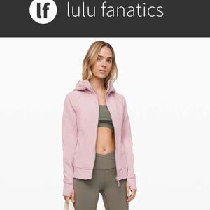 Lululemon Scuba Hoodie Light Cotton Fleece Sz 6 Smoky Blush 699